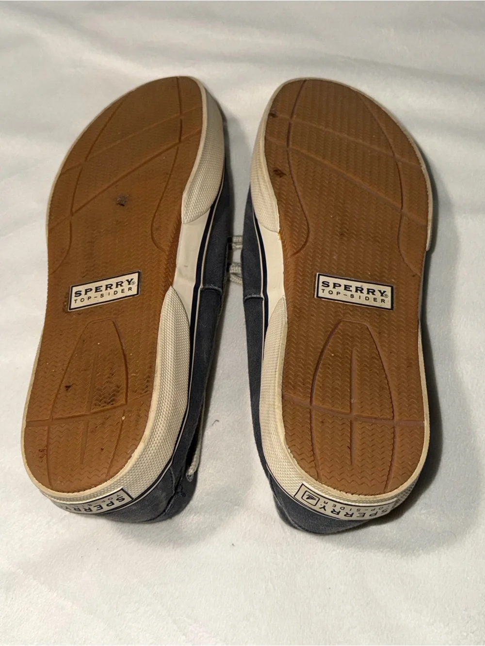 Sperry Men’s Navy Canvas Boat Shoes 10.5M